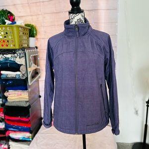 Free Country Women’s Purple Soft Shell Full Zip Lined Jacket Size XL